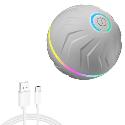 Intelligent dog toy, interactive pet toy, random rolling and jumping, colorful lights, long-lasting battery life of 4 hours, inc