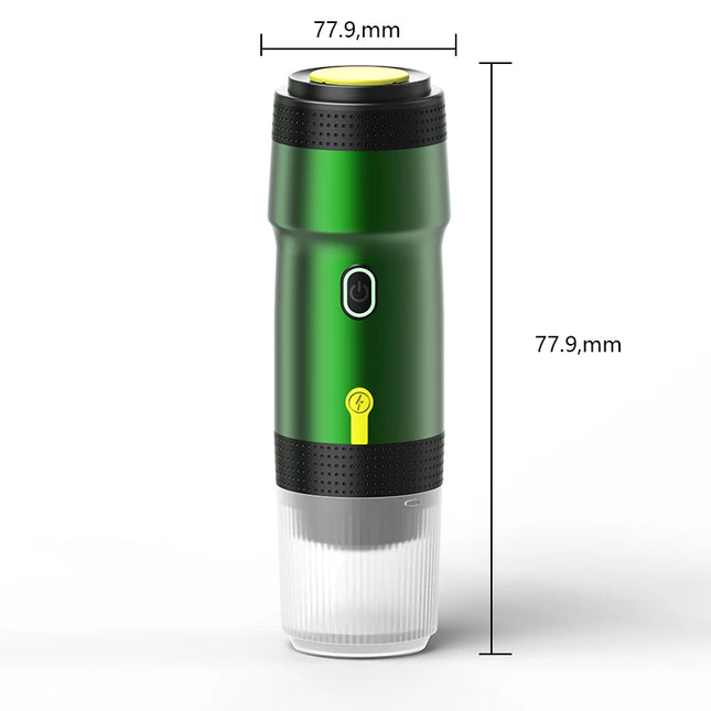 Foombthe 3-in-1 Capsule Powder Coffee Maker Electric Portable Coffee Machine Portable Italian Espresso Machine for Car & Home