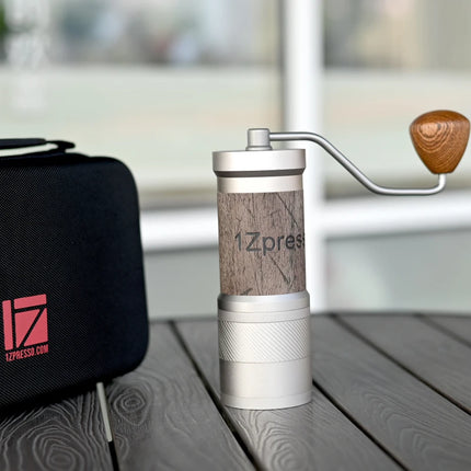 NEW2023 1zpresso JE plus manual coffee grinder  sus420 stainless steel titanium plated  47mm burr  6core