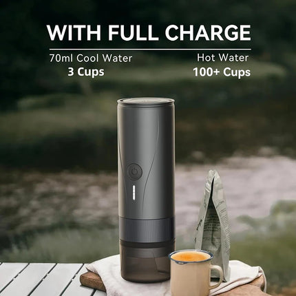 JAFFEE PCM04A Portable Espresso Machine PRO Self Heating Pro-level Specialty Coffee Machine Professional Electric espresso maker