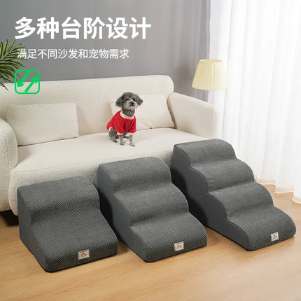 Pet Stairs Dog Bedding Steps Climbing Slopes Small Elderly Dog Ladder Bedside Sofa Puppy for Small Dogs
