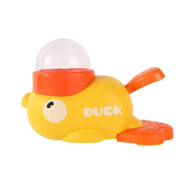 Dog Puzzle Feeder Interactive Pet Food Treat Dispenser Cartoon Duck Design Anti-slip Pet Automatic Feeder Toys for Dog Training