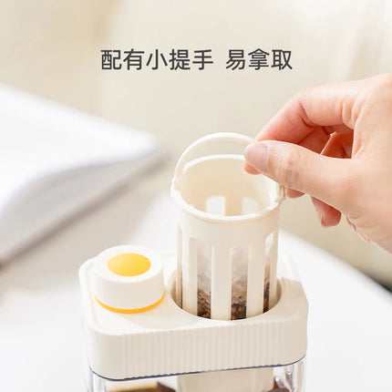 MAVO Manual Cold Brewer 800ml Ice Coffee Maker Cold Brew Coffee Pot Iced Coffee Brewer Coffee brewing kit Cold brew coffee maker