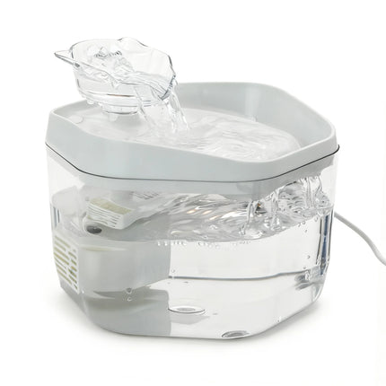 1.2L USB Cat Water Fountain - Pet Drinking Dispenser for Cats & Small to Medium Dogs