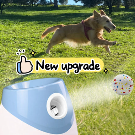 Dog Launcher Automatic Dogs Chase Toy Tennis Throwing Pinball Machine Fun Interactive Throw Rechargable Catapult USB Charging