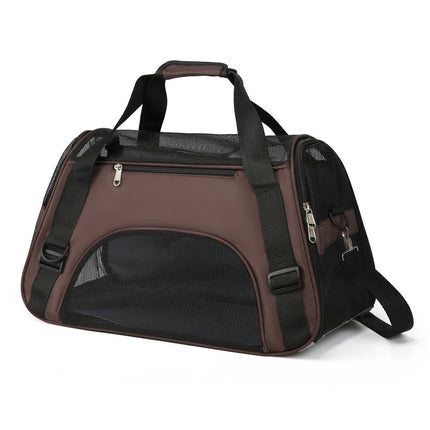 Oxford Airline Approved Soft-Sided Pet Carrier - S(43x20x26cm) / M(48x23x27cm) / L(53x25x34cm), Ventilated, 8 Colors