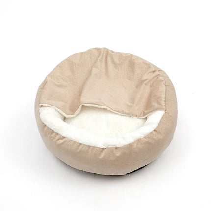 Orthopedic Dog & Cat Bed - Warm 100% Cotton Cushion Kennel for Indoor Use (S/M)