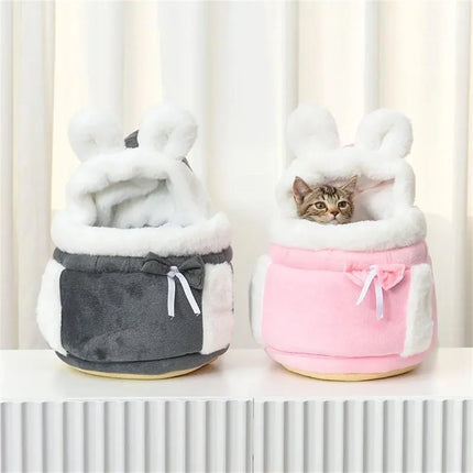 Winter Warm Dog Carrier Backpack for Small Dogs - Velvet, S/M/L for Chihuahua & Yorkshire