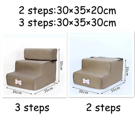 Hot Dog House Dog Stairs Pet  Stairs for Small Dog Cat Pet Ramp Ladder Anti-slip Removable Dogs Bed Stairs Pet Supplies