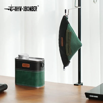 IN Stock MHW-3BOMBER 600ml Metal Sealed Container with Air Valve Airtight Canister Portable Storage Bag Coffee Camping Tools