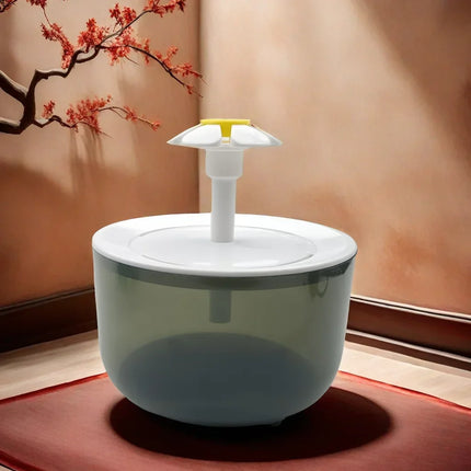 1.2L Silent USB Cat Water Fountain - Recirculating, Filter Foam for Cats & Small Dogs