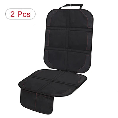 Car Seat Protector for Kids & Pets - 5-Layer Non-Slip Pad with Storage Pockets, Universal Fit
