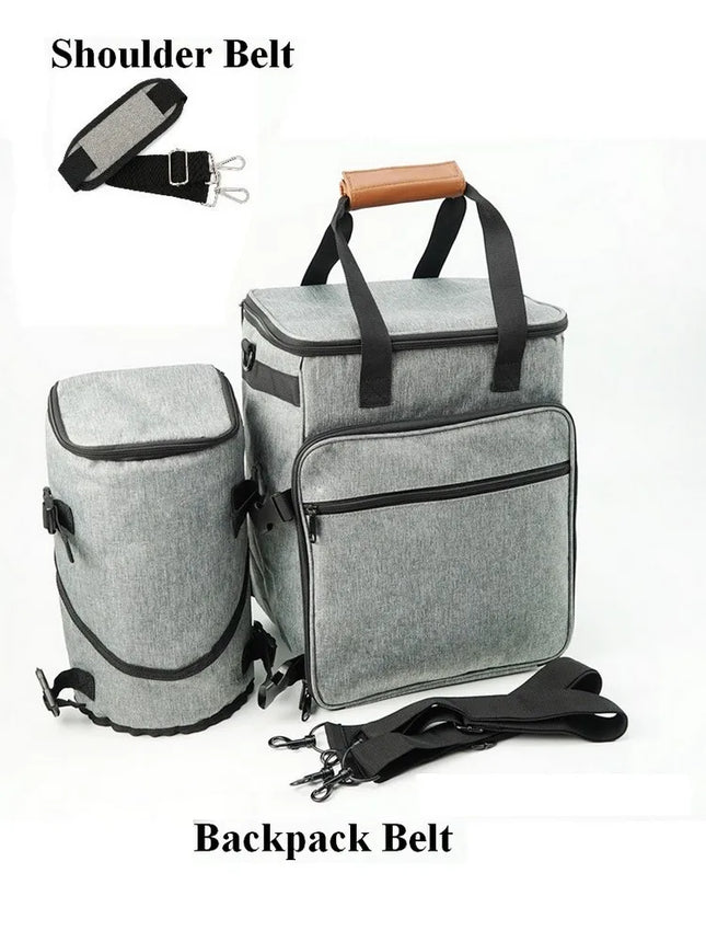 Airline Approved Pet Travel Organizer Backpack - 22.5L Weekend Tote with Multiple Pockets