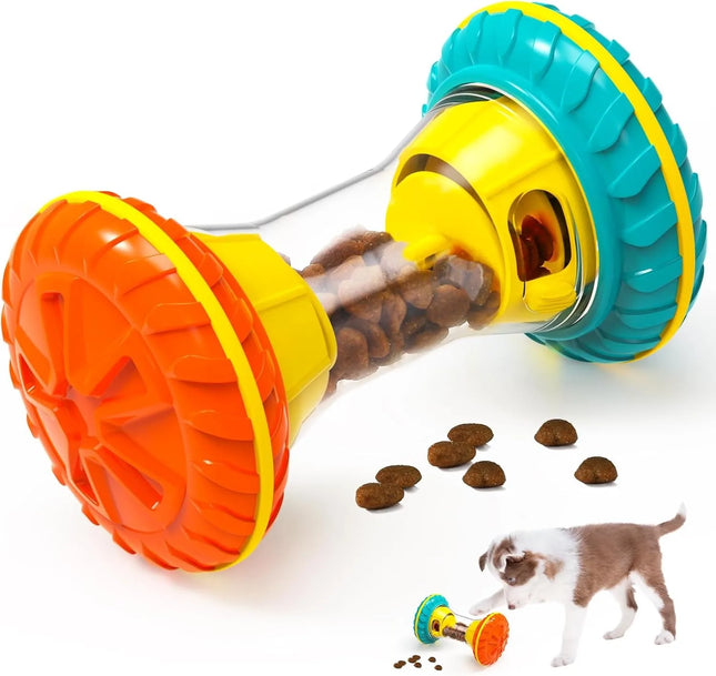 Interactive Dog Puzzle Toy - Treat Dispensing Slow Feeder for Boredom & Enrichment