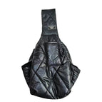 Black / Cotton pet bag