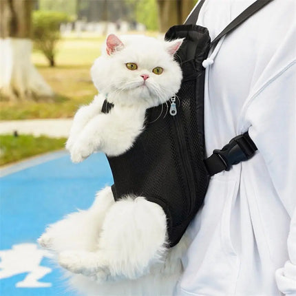 Adjustable Legs-Out Pet Front Carrier Backpack - S/M/L/XL, Hiking & Riding, 6 Colors