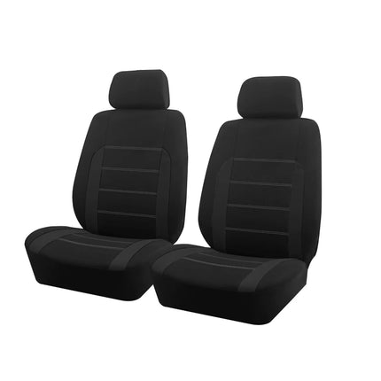 Universal Car Seat Covers Full Set - Polyester Fabric, Fits Most Cars, SUVs & Trucks