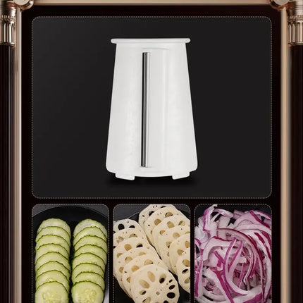 Vegetable Slicer Cutter Manual Drum Grater Multifunction Rotary Cheese Grater Kitchen Veggie Chopper Food Shredder Meat Grinder