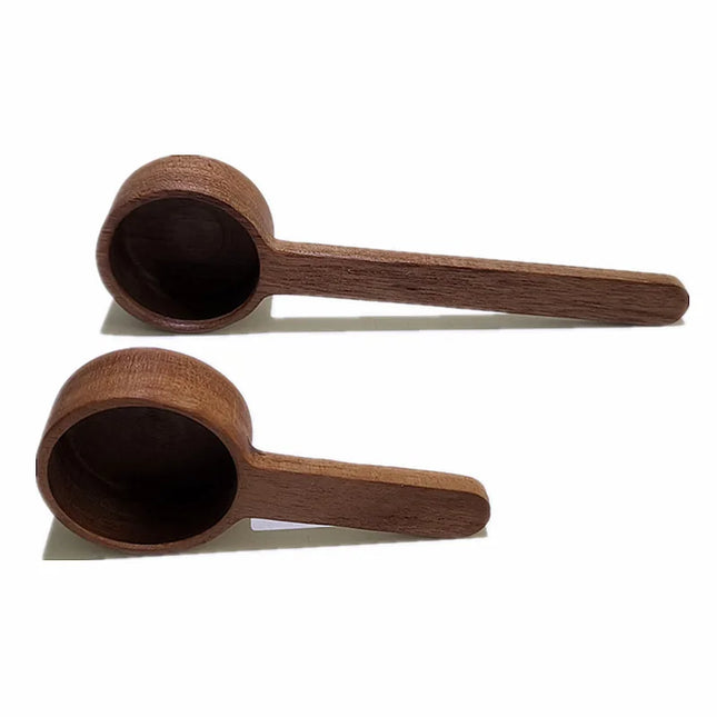 Walnut Solid Wood Handle Measuring Spoon Coffee powder spoon 8/10g measuring spoon Raw wood material measuring spoon