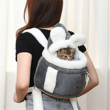 Winter Warm Dog Carrier Backpack for Small Dogs - Velvet, S/M/L for Chihuahua & Yorkshire
