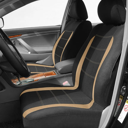 Universal Car Seat Covers Full Set - Polyester Fabric, Fits Most Cars, SUVs & Trucks