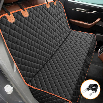 Dog Car Seat Cover Hammock - Waterproof Travel Mat for Small, Medium & Large Dogs