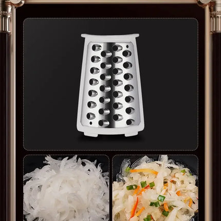 Vegetable Slicer Cutter Manual Drum Grater Multifunction Rotary Cheese Grater Kitchen Veggie Chopper Food Shredder Meat Grinder