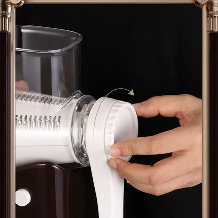 Vegetable Slicer Cutter Manual Drum Grater Multifunction Rotary Cheese Grater Kitchen Veggie Chopper Food Shredder Meat Grinder