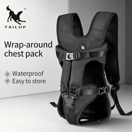 Front-Hugging Large Dog Backpack - Breathable Outdoor Carrier, S/M/L/XL, 7 Colors