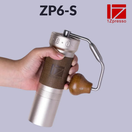 1Zpresso ZP6 S  Special Manual Coffee Grinder 48mm burrs finer adjustment mechanism primarily designed for pour-over