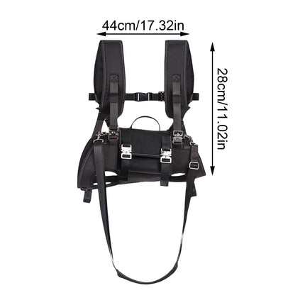 Spine-Friendly Horizontal Dog Backpack Carrier - 3-Way Carry, Breathable Oxford, Medium to Large Dogs