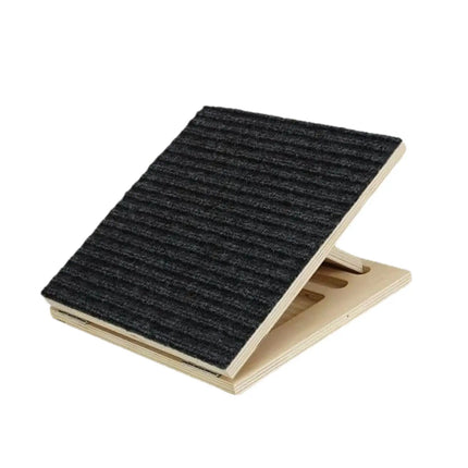 Adjustable Wooden Dog Ramp for Stairs - Compact Non-Slip Step for Small Dogs & Cats