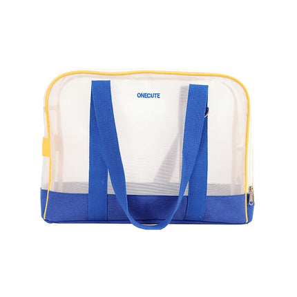 Breathable Nylon Pet Carrier Backpack - up to 6kg, Bag + Mat Options, Blue/Gray