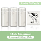 6 Rolls Transparent