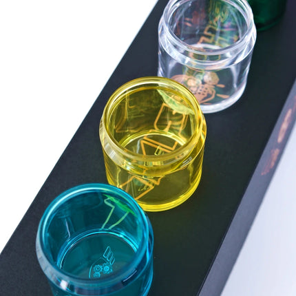 Portable travel Resin threaded coffee bean jar ground coffee Storage Tank Compatible with c40 Multiple colors available